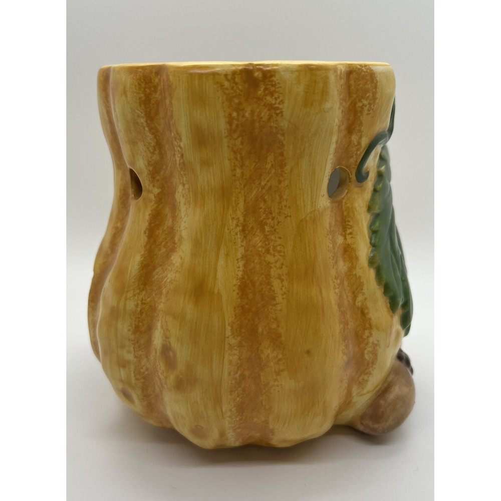 Yankee Candle Gourd Pumpkin Tart Warmer Thanksgiving Autumn Fall Ceramic-No Lid - Picture 3 of 8